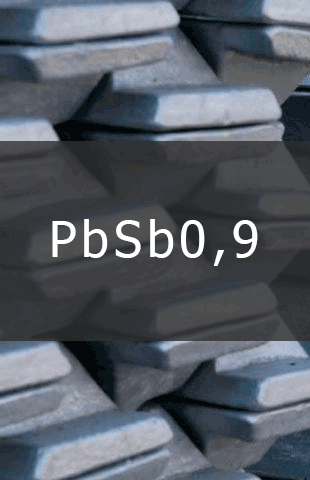 
                                                            PbSb0,9 PbSb0,9 ГОСТ 1292-81