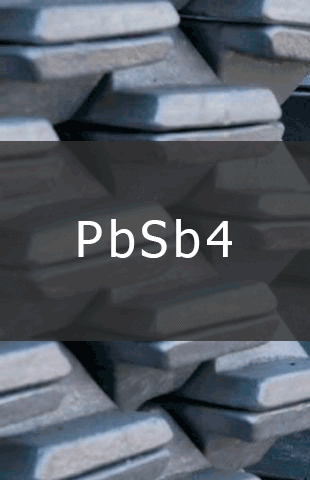 
                                                            PbSb4 PbSb4 в чушках ГОСТ 1292-81