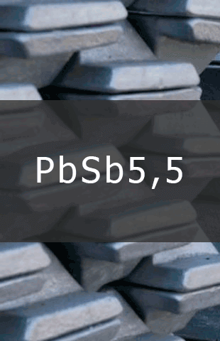 PbSb5,5 PbSb5,5 в чушках