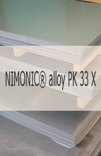 
                                                            Жаропрочный лист NIMONIC® alloy PK 33 Х Жаропрочный лист NIMONIC® alloy PK 33  DTD 5057